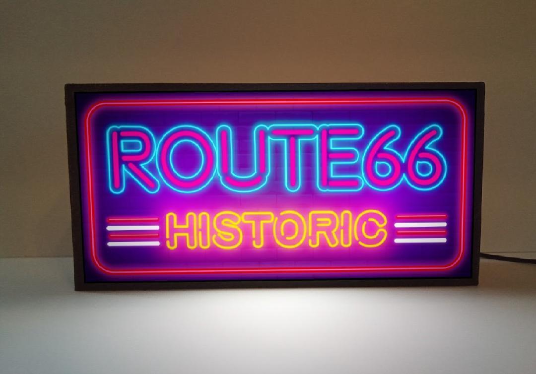 【Sサイズ オーダー無料】ROUTE66 ルート66 ヒストリック ロードサイン ガレージ アメ車 バイク ダイナ..