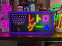 【Lサイズ】懐かしい シューティング アーケードゲーム ゲームルーム ゲームセンター レトロ ゲームコーナー テレビゲーム プレゼント 店舗 自宅 屋台 キッチンカー パーティー イベント テーブル カウンター サイン ランプ 照明 看板 置物 雑貨 ライトBOX 電飾看板 電光看板(3)