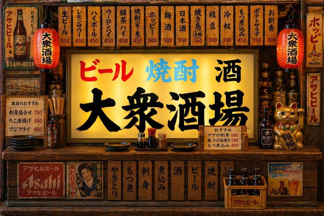 【オーダー無料 Lサイズ】大衆酒場 居酒屋 立飲み 宅飲み ビール 焼酎 日本酒 焼鳥...