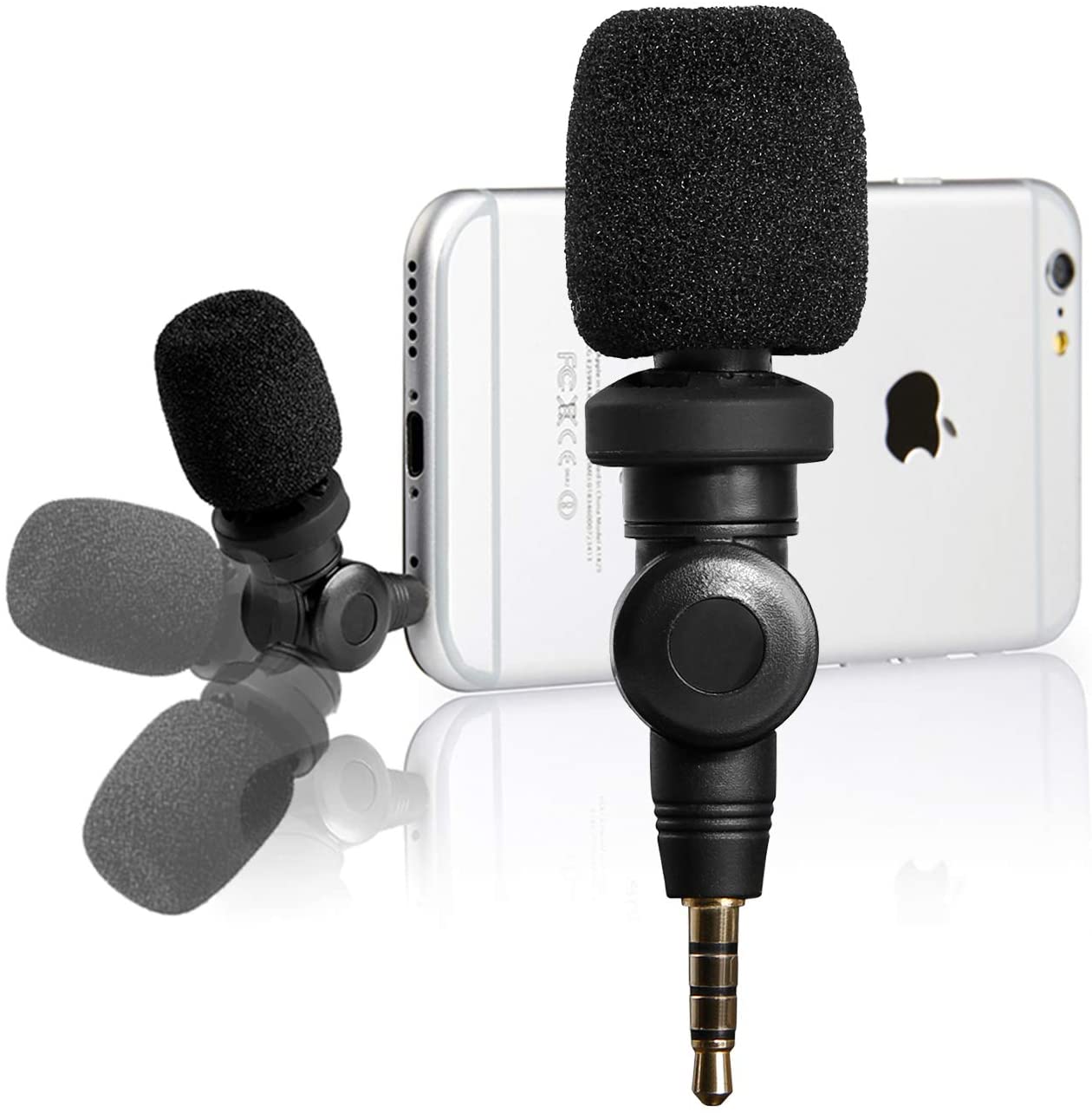 【正規販売店】 Saramonic SmartMic SR-XM1 ミニコンデンサー スマートフォン用フレキシブルマイク YouTube ビデオ用 Vloggingマイク iOS用マイクApple iPhone 7 7s 8 X 11 6 6s iPad Android 一部変換アダプタ必須