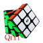 ڿ® ڰ¿ݾڡ Ź QiYi QiHang 5.6 3x3x3塼 Sail W Black ֥å  롼ӥå塼 ԡɥ塼 襤  ¤