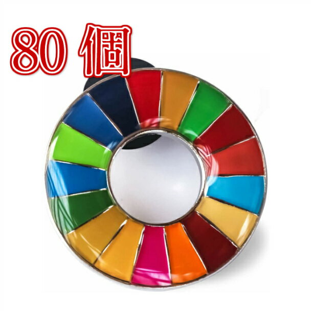 【正規販売店】 【国連本部限定販売】 SDGs ピンバッジ 日本未発売 UNDP 丸みタイプ 80個 バッチ 国連 おすすめ 正規…