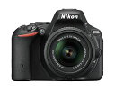 nikon Nikon デジタル一眼レフカメラ D5500 18-55 VRII レンズキット ブラック 2416万画素 3.2型液晶 タッチパネル D5500LK18-55BK