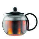 BODUM ボダム ティーポット ティーメーカー ASSAM アッサム ティープレス 500ml ブラック 紅茶 緑茶 中国茶 ハーブティー フルーツティー ス...
