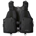 シマノ(SHIMANO) デタッチャブルゲームベスト VF-036V ブラック フリー