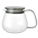 KINTO (キントー) UNITEA ワンタッチティーポット 460ml 耐熱ガラス ギフト プレゼント 8335