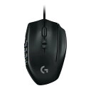 Logicool G ゲーミングマウス G600t 有線 ゲーミング マウス USB 接続 LIGHTSYNC RGB MMO ゲーム向け 多ボタン 20個 プログラムボタン PC windows mac ブラック PC window mac G600 国内正規品 【 ファイナルファンタジー XIV 推奨モデル 】