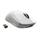 Logicool G PRO X SUPERLIGHT ワイヤレス ゲーミングマウス G-PPD-003WL-WH 軽量 63g未満 LIGHTSPEED HERO 25Kセンサー POWERPLAY 無線 充電 対応 ゲーミング マウス ホワイト PC windows 国内正規品