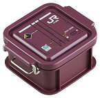OSK 弁当箱 コンテナランチボックス JR貨物 エンジ 300ml [スタッキング可能/鉄道グッズの収納BOXにも] 日本製 食洗機対応 CNT-300