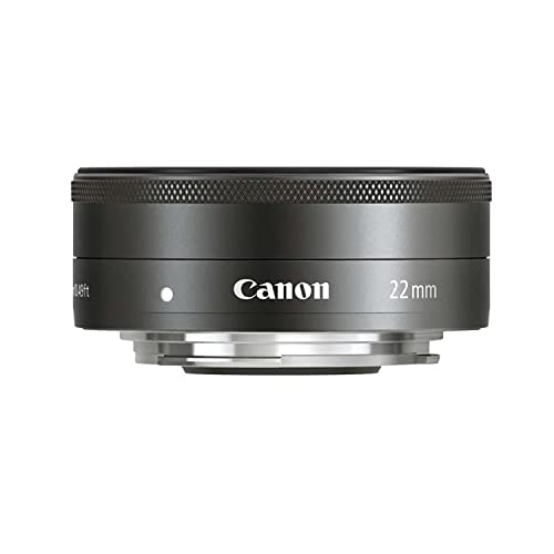 キヤノン Canon 単焦点広角レンズ EF-M22mm F2 STM ミラーレス一眼対応 キヤノン EFマウント ブラック 黒色