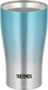 サーモス 真空断熱タンブラー 340ml ブルーフェード JDE-341C BL-FD