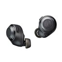 オーディオテクニカ ATH-CKS50TW BK ワイヤレスイヤホン bluetooth/ワイヤレスイヤホン ノイズキャンセリング 重低音 / 最大約50時間再生 /イヤホン20時間再生 / 通話品質強化/ノイズキャンセル/ヒアスルー/低遅延モード/aptX adaptive/AAC / 360 Reality Audio【国内正規品(2)
