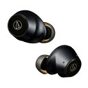 オーディオテクニカ ATH-CKS30TW BK ワイヤレスイヤホン bluetooth 【完全ワイヤレスイヤホン/重低音 / IP55 防水防塵規格/マルチポイント対応/小型軽量 / 最大約20時間再生 / アプリ対応/ヒアスルー/低遅延モード】 ATH-CKS30TW BK ブラック