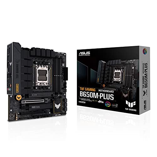 ASUS AMD Ryzen 7000 シリーズ AMD B650 搭載 AM5 対応 microATX マザーボード TUF GAMING B650M-PLUS