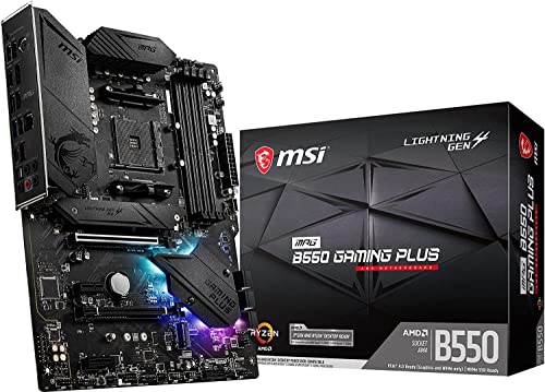 MSI マザーボード MPG B550 GAMING PLUS/A ATX AMD B550 チップセット搭載 Ryzen 5000 シリーズプロセッサー MB5873