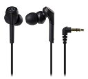オーディオテクニカ ATH-CKS550X BK SOLID BASS カナル型 イヤホン 有線 重低音 ハイレゾ音源対応 ブラック