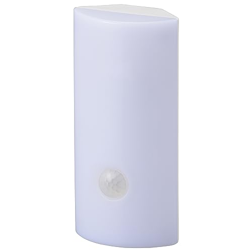 オーム電機 センサーライト 人感センサー 電池式 明暗センサー LED 60ルーメン 屋外/屋内 玄関/廊下/階..