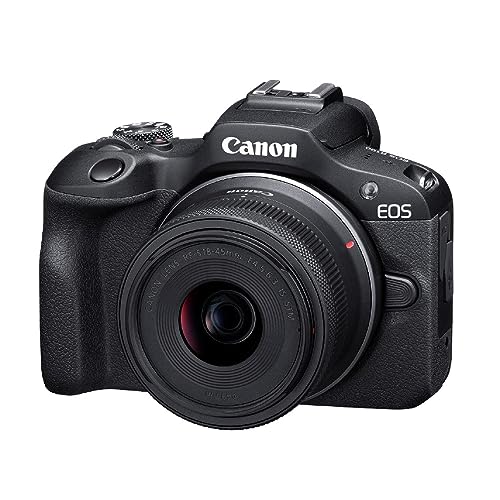 Canon ミラーレス一眼カメラ EOS R100 標準ズームレンズキット(RF-S18-45) ブラック/APS-C/約356g EOSR100-1845ISS TMLK