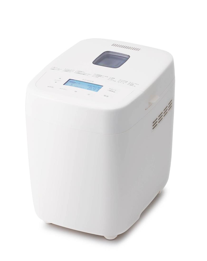 シロカ おうちベーカリー ベーシック[ホームベーカリー/1斤タイプ/21メニュー/47分でパンが焼ける/超早..