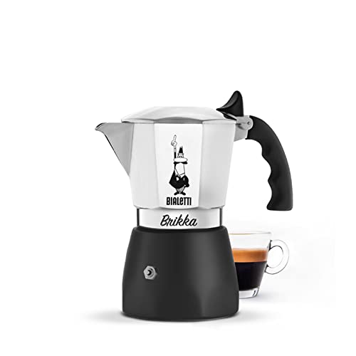 Bialetti (ビアレッティ) ブリッカ 4カップ用 直火式 (コーヒーメーカー エスプレッソメーカー マキネッタ)