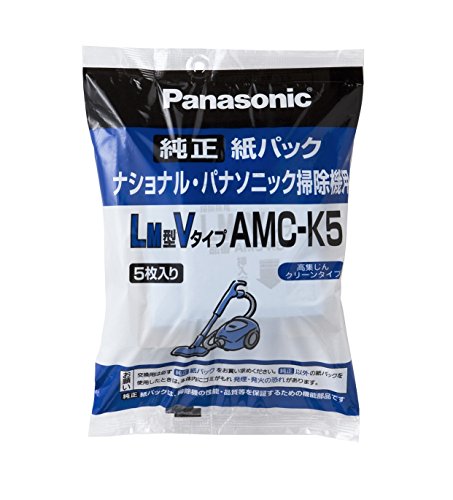 楽天セレクトショップ RSTパナソニック 掃除機消耗品・別売品 交換用紙パック LM型Vタイプ AMC-K5