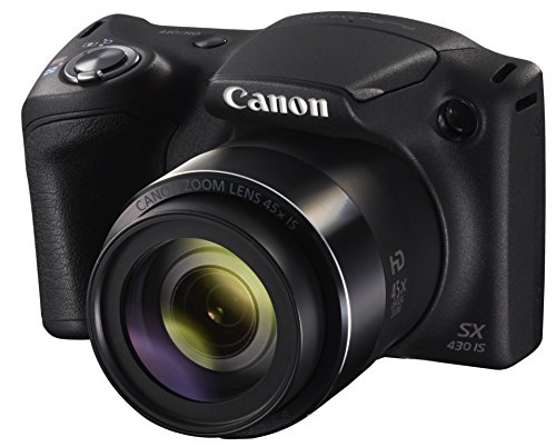 Canon キヤノン コンパクトデジタルカメラ PowerShot SX430 IS 光学45倍ズーム/Wi-Fi対応 PSSX430IS ブラック