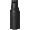 STARBUCKS スターバックス スタバ ステンレス ロゴボトル マット ブラック ホワイト 473ml タンブラー 食器 アジア 黒 白 エンボス加工..