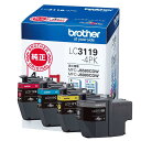 【brother純正】 ブラザー工業(Brother Industries) インクカートリッジ4色パック(大容量) LC3119-4PK 対応型番:MFC-J6983CDW、MFC-J6583CDW、MFC-J5630CDW 他