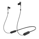 オーディオテクニカ ATH-CKS330XBT BK ワイヤレスイヤホン bluetooth 重低音【 SOLID BASS / 防滴仕様 / 最大約20時間連続再生 / 国内正規品】 ATH-CKS330XBT BK ブラック