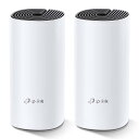 TP-Link メッシュ Wi-Fi システム 無線LAN AC1200 867 + 300 Mbps デュアルバンド 中継器 Deco M4 2ユニット ホワ...