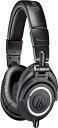 オーディオテクニカ ATH-M50x プロフェッショナルモニターヘッドホン 有線 DTM レコーディング ミックス マスタリング DJ 宅録 【国内正規品】ブラック