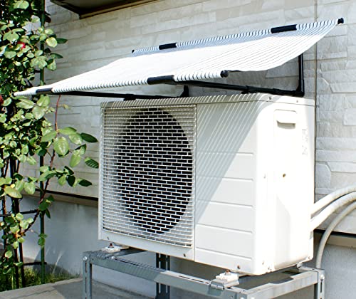 DAIM エアコン室外機カバー 幅102cm×奥行62cm×高さ22cm 室外機カバー 室外機 日除け エアコン室外機日よけ エアコン 日除けカバー エアコンカバー エアコン室外機用遮熱シート 遮熱シート 屋根 省エネのサムネイル
