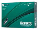 2023 Maxfli(マックスフライ) ゴルフボール Straightfli Golf Balls ストレートフライ 曲がりにくいボール ルール適合