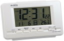 セイコークロック(Seiko Clock) セイコー クロック 目覚まし時計 電波 デジタル カレンダー 温度 表示 PYXIS ピクシス 白 パール NR535H SEIKO