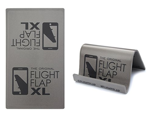 Flight Flap Phone & Tablet Holder, Designed for Air Travel - Flying, Traveling, in-Flight Stand for iPhone, Android and Kindle Mobile Devices (XL)