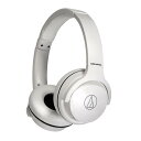 オーディオテクニカ ATH-S220BT WH ワイヤレスヘッドホン bluetooth 最大60時間再生 急速充電 低遅延モード マルチポイント対応 薄型 国内正規品 ATH-S220BT WH ホワイト