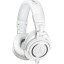 オーディオテクニカ プロフェッショナルモニターヘッドホン ATH-M50xWH ホワイト スタジオレコーディング/ミキシング/DJ/トラックメイキング