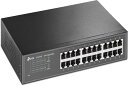 TP-Link スイッチングハブ 24ポート TL-SG1024D 10/100/1000Mbps 金属筺体 ギガビット