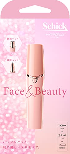 Schick(シック) ハイドロシルク Face & Beauty レディース フェイスシェーバー 顔 眉毛 スティックタイプ 1個 (x 1)