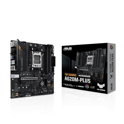 ASUS AMD Ryzen 7000 シリーズ AM5 対応 Micro-ATX マザーボード A620M 搭載 TUF GAMING A620M-PLUS