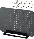 キングジム ボード 卓上収納 有孔ボード 工具不要 PEGGY 黒 PG400クロ