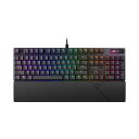 ASUSゲーミングキーボード/ROG Strix Scope II X/ホットスワップ対応ROG NXメカニカルスイッチV2 / 消音フォーム/PBTダブルショットキーキャップ/ストリーミングホットキー/多機能コントロール / 3段階の角度調整 / リストレスト/国内正規品