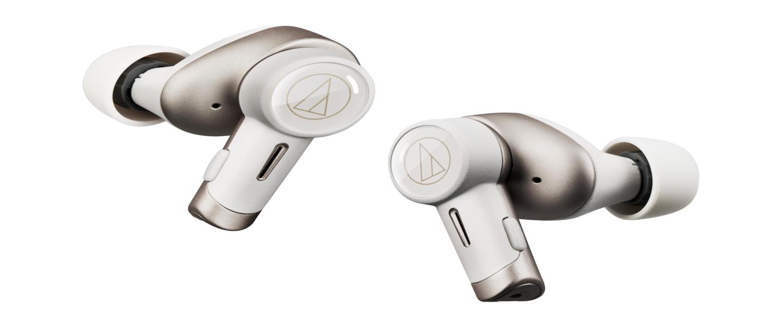 オーディオテクニカ ATH-TWX9MK2 WH(E) ノイズキャンセリング ワイヤレスイヤホン Bluetooth 完全ワイヤレス マイク付 最大約18.5時間..
