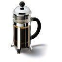Bodum(ボダム) BODUMコーヒーメーカー コーヒープレス CHAMBORD シャンボール フレンチプレス コーヒーメーカー 350ml シルバー ステンレスフィルター ガラスビーカー 浸漬式 コーヒー 1923-16J