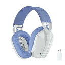 Logicool G ゲーミングヘッドセット G435 LIGHTSPEED & Bluetooth ワイヤレス ヘッドセット 軽量 165g 内蔵マイク 18時間連続使用 USB ドングル Dolby Atmos対応 ヘッドホン PC PS4 PS5 スマホ 対応 G435WH 国内正規品