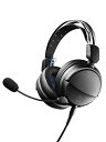 オーディオテクニカ ATH-GL3 BK ゲーミングヘッドセット/密閉型/PC/PS4/PS5/Switch/Xbox One/取り外しマイク / 3.5mmステレオ4 極ミニプラグ/