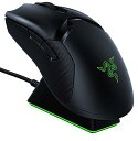Razer ゲーミングマウス Viper Ultimate 高速無線 軽量 74g Focus+センサー 20000DPI 光学スイッチ 8ボタン 充電スタンド付 Chroma RZ01-03050100-R3A1