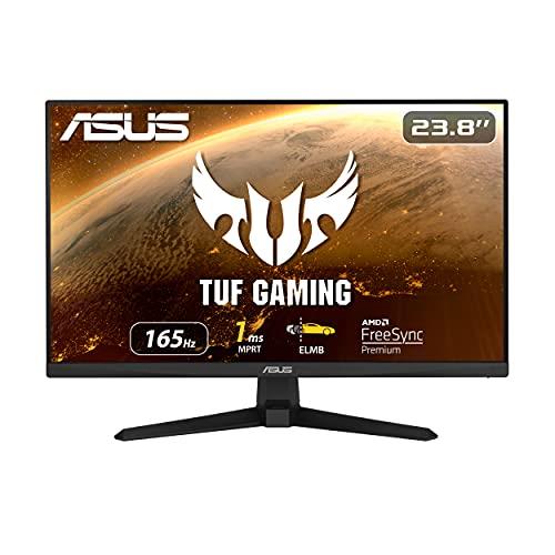 ASUS ゲーミングモニター 165Hz 23.8インチ モニター IPS フルHD 1ms HDMI(x2) DisplayPort スピーカー TUF Gaming VG249Q1A-J