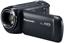 パナソニック HDビデオカメラ 内蔵メモリー64GB ワイプ撮り 光学50倍/iA90倍の高倍率ズーム 5軸ハイブリッド手ブレ補正 小型軽量 ブラック HC-V495M-K