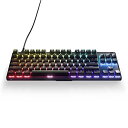 SteelSeries ゲーミングキーボード テンキーレス Apex 9 TKL US 有線 英語配列 OptiPoint光学スイッチ 搭載 アクチュエーションポイント 可変可能 高耐久 64847 ブラック